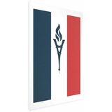  Plakat - French Flag with a Torch 40x60 Bez okvira s margom | shoptok.hr