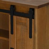 vidaXL Viseča omara HALDEN z drsnimi vrati 49x22,5x70 cm Bor | Shoptok.si