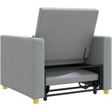 SOFA na razvlačenje Singl Svjetlosiva 90 x 165 x 87 cm tkanina | shoptok.hr