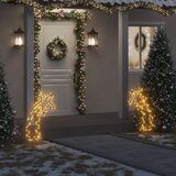 vidaXL Ukrasno božićno svjetlo sa šiljcima oblik meteora 115 LED 89 cm | shoptok.hr