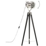  Podna svjetiljka s tronošcem crna od masivnog drva manga 97 cm | shoptok.hr