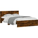 Okvir kreveta s uzglavljem boja hrasta 120x190 cm | shoptok.hr