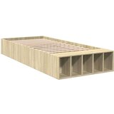  Okvir za krevet boja hrasta 90 x 190 cm od konstruiranog drva | shoptok.hr