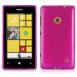 Cadorabo Ohišje, združljiv z Nokia v Pink - Zaščitni pokrov, narejen iz prilagodljivega silikona TPU v brušenem dizajnu, (20571156) | Shoptok.si