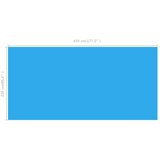  Pravokutni plavi bazenski prekrivač od PE 450 x 220 cm | shoptok.hr