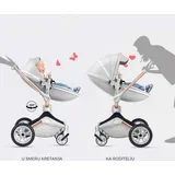 KOLICA DARK GREY 2U1 (sportsko sediste+korpa) F22D.GREY dečija kolica
