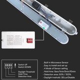  LED tehničko svetlo sa senzorom pokreta LED/48W/230V IP65 4000K 150 cm | Eponuda.com