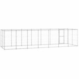 Vanjski kavez za pse od pocinčanog čelika 16,94 m² | shoptok.hr