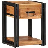  Noćni ormar 2 pcs Smeđa 40 x 35 x 50 cm Čvrsto drvo akacije | shoptok.hr