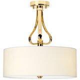 Elstead Lighting Elstead Falmouth Stropna svetilka za kopalnico s 3 lučmi, pol vgradna, zlata, IP44, G9, (22098205) | Shoptok.si