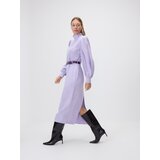 Reserved Haljina s remenom u obliku lanca - boja lavande | shoptok.hr
