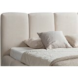 MID.YOU OBLAZINJENA POSTELJA 180 cm x 200 cm , les, umetna masa, tekstil, leseni material bež | Shoptok.si