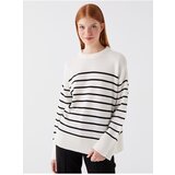 LC Waikiki Crew Neck Striped Long Sleeve Women&#039;s Knitwear Sweater | Shoptok.si