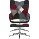  Stolica za opuštanje s osloncem za noge patchwork od tkanine | shoptok.hr