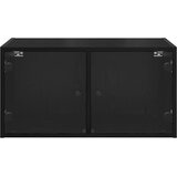  Zidni ormari 2 pcs Crni hrast 68 x 37 x 35 cm Konstruirano drvo | Eponuda.com