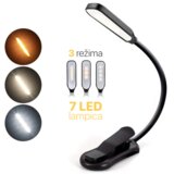  Led lampa EL01 crna Cene