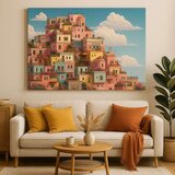 WALLXPERT Dekorativna slika na platnu, 50x70cm, Šareno | Eponuda.ba