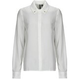 Pieces Srajce & Bluze PCELINA EMB LS SHIRT KAC FC Bela Cene