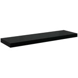  Plutajuće zidne police 2 kom sjajne crne 80 x 23,5 x 3,8 cm MDF | shoptok.hr