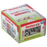 Fischer Duopower Nabor zidnih vložkov LD (Premer zidnega vložka: 8 mm, Dolžina zidnega vložka: 40 mm, Z robom, Primerno za: Vsi gradbeni materiali, 1 kos) | Shoptok.si