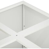  Vrtna saksija Bijela 100 x 100 x 20 cm Čelična vrata | shoptok.hr