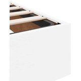 vidaXL Okvir kreveta s madracem Čista bijela 90 x 200 cm Umjetna koža | shoptok.hr