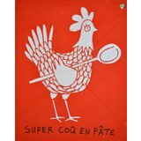 Kuhinjska krpa print cock 45x70cm Cene