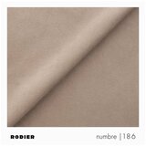 Rodier Bež žametna raztegljiva sedežna garnitura 256 cm Rene – | Shoptok.si