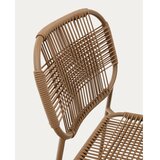 Kave Home Rjav kovinski vrtni stol Talaier - | Shoptok.si