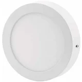 ALU LED nadgradni panel okrogli 12W nevtralno bela 4000K