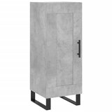  Komoda siva boja betona 34,5x34x90 cm od konstruiranog drva | shoptok.hr