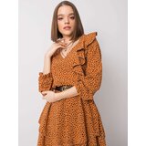 RUE PARIS Dress-WN-SK-R824.68-light brown | Shoptok.si