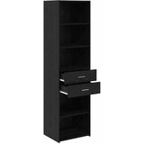  Highboard Crni hrast 50 x 42,5 x 185 cm Konstruirano drvo | shoptok.hr