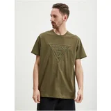 Guess Khaki Mens T-Shirt Moisey - Men