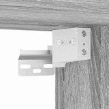 vidaXL Viseča omarica s polico Riga Siva Sonoma 30 x 29,5 x 80 cm | Shoptok.si