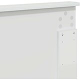  Uzglavlje s uzglavljem Sjajno bijela 135 cm Konstruirano drvo | shoptok.hr