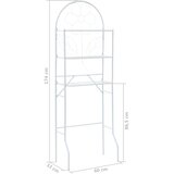 vidaXL Toaletni stalak bijeli 60 x 33 x 174 cm | shoptok.hr