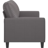  Dvosjed od tkanine siva 140 cm od umjetne kože | shoptok.hr