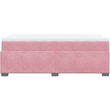 Box spring krevet s madracem ružičasti 80 x 200 cm baršunasti | shoptok.hr