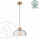  Visilica na sajli PIA 1xE27/60W/230V, prečnik 30 cm, hrast | Eponuda.com