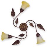 Brilagi Plafonsko svetlo BLOSSOM 3xE27/40W/230V prečnik 75 cm patina/mesing u