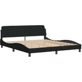 vidaXL okvir kreveta bez madraca crni 180x200 cm od tkanine | shoptok.hr