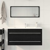 Ormarić za umivaonik u kupaonici crni hrast 100x38,5x48 cm inženjerski drvo | shoptok.hr