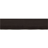 Stolna Mizna plošča temno siva 220x50x(2-6)cm obdelana hrastovina, (21008267) | Shoptok.si
