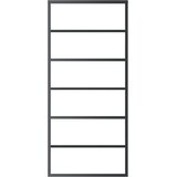  Klizna vrata od stakla ESG i aluminija 90 x 205 cm crna | shoptok.hr