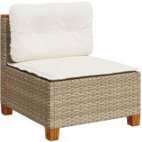  6-dijelni set vrtnih sofa s jastucima bež od poliratana | shoptok.hr