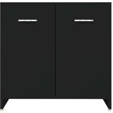 4-dijelni set kupaonskog namještaja crni | shoptok.hr