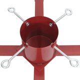 vidaXL Stalak za božićno drvce crveni 61x61x15,5 cm | shoptok.hr
