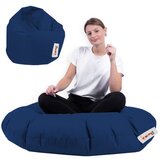 Atelier Del Sofa Vreća za sjedenje, Iyzi 100 Cushion Pouf - Dark Blue Cijene