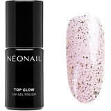 NeoNail Top Glow nadlak za nokte za upotrebu uz UV/LED lampu nijansa Gold Flakes 7,2 ml Cijene